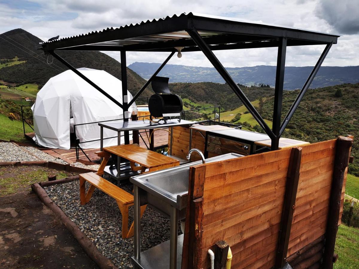 Glamping Guatavita Hills Hotel Kültér fotó